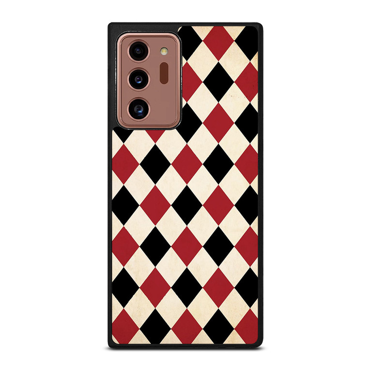 DIAMOND RED BACK PATTERN Samsung Galaxy Note 20 Ultra Case Cover DIAMOND RED BACK PATTERN Samsung Galaxy Note 20 Ultra Case Cover