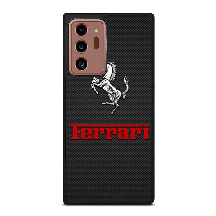 FERRARI HORSE CARBON LOGO Samsung Galaxy Note 20 Ultra Case Cover