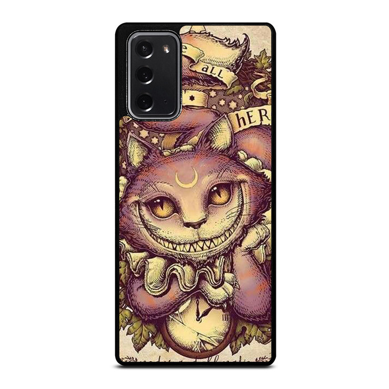ALICE IN WONDERLAND CHESHIRE CAT ART Samsung Galaxy Note 20 Case Cover