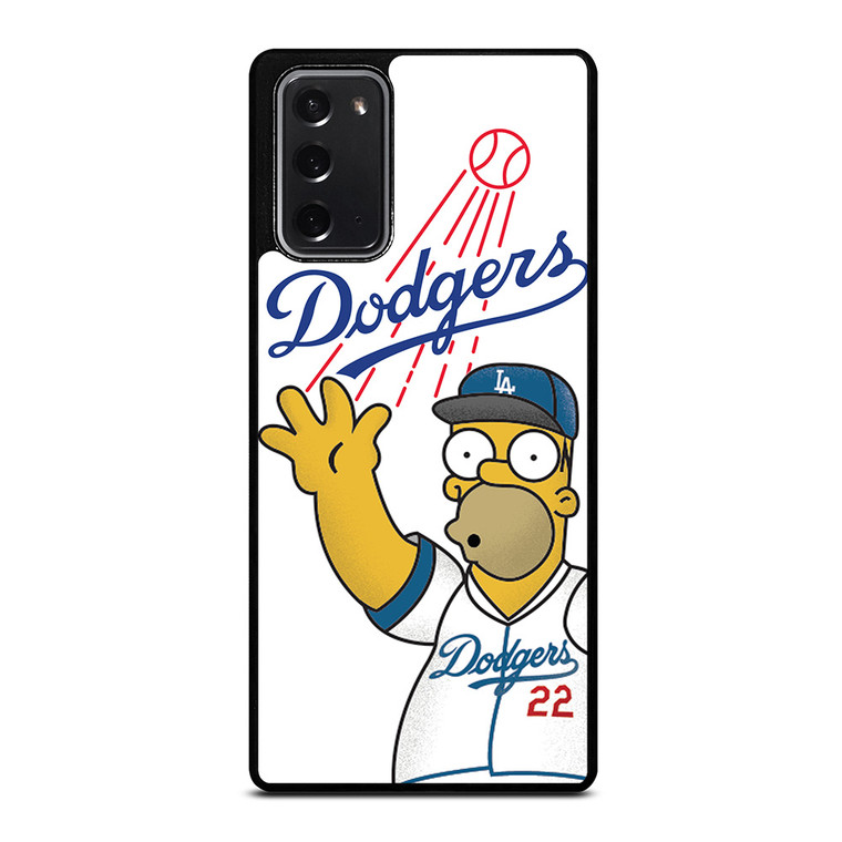 LOS ANGELES DODGERS THE SIMPSONS Samsung Galaxy Note 20 Case Cover