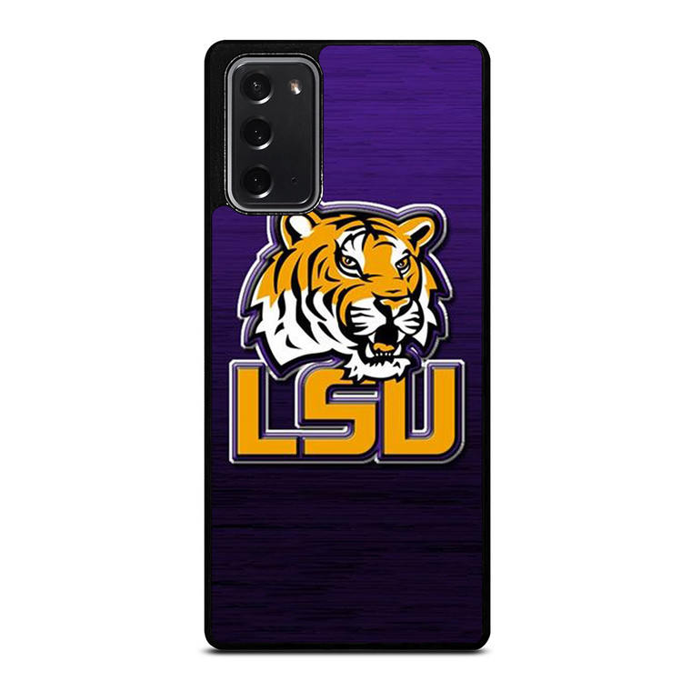 LSU TIGERS WOODEN LOGO Samsung Galaxy Note 20 Case Cover