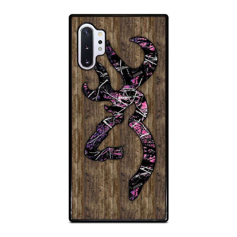 CAMO BROWNING PINK WOOD Samsung Galaxy Note 10 Plus Case Cover