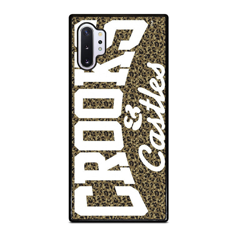 CROOKS AND CASTLES LEOPARD SKIN Samsung Galaxy Note 10 Plus Case Cover CROOKS AND CASTLES LEOPARD SKIN Samsung Galaxy Note 10 Plus Case Cover