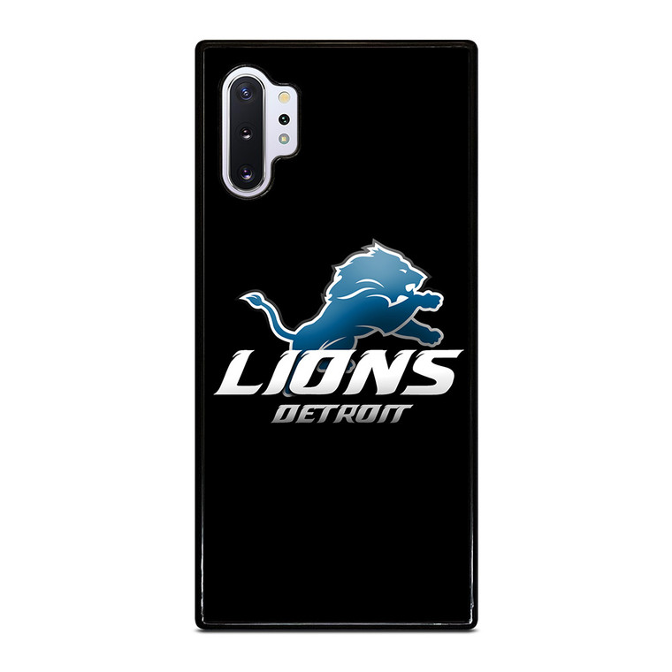 DETROIT LIONS BLACK Samsung Galaxy Note 10 Plus Case Cover DETROIT LIONS BLACK Samsung Galaxy Note 10 Plus Case Cover