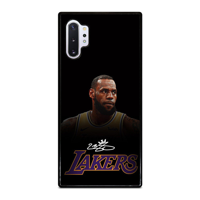 LEBRON JAMES LA LAKERS AUTOGRAPH Samsung Galaxy Note 10 Plus Case Cover