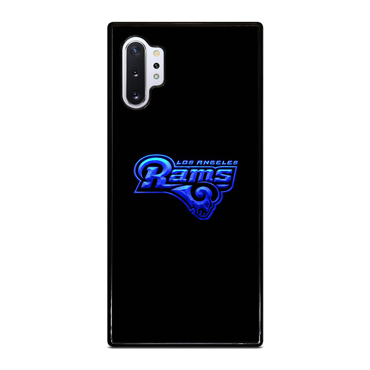 LOS ANGELES RAMS NEON BLUE LOGO Samsung Galaxy Note 10 Plus Case Cover