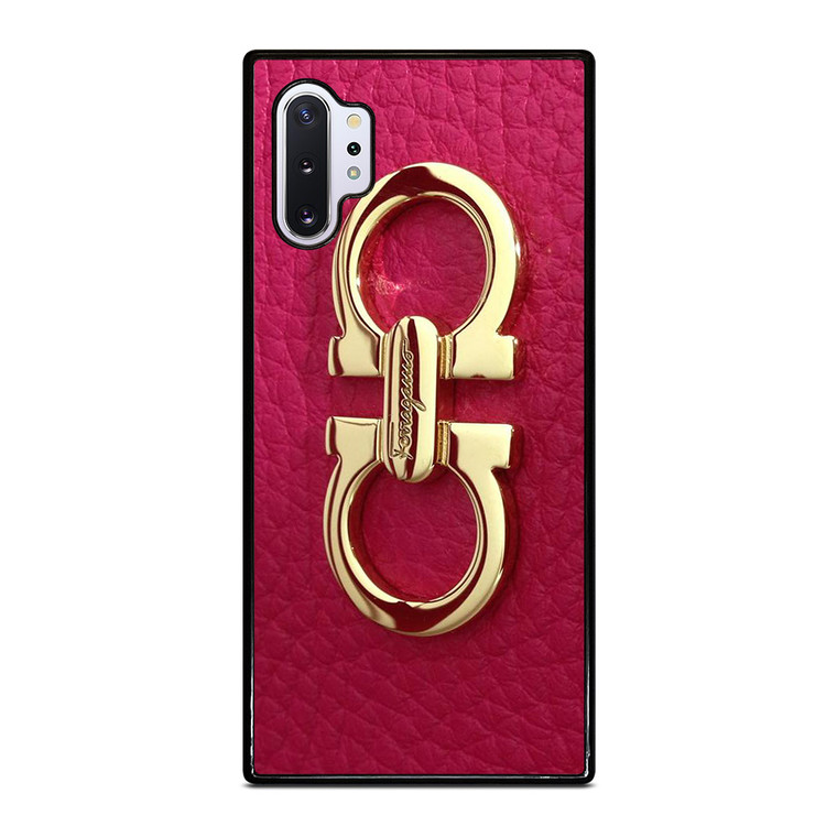 SALVATORE FERRAGAMO LOGO MAGENTA Samsung Galaxy Note 10 Plus Case Cover