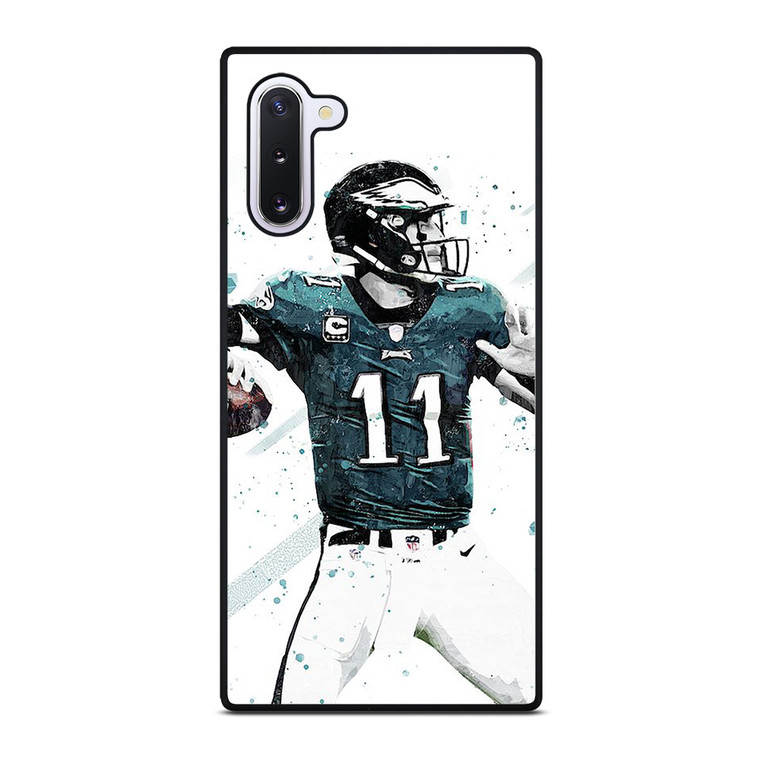CARSON WENTZ PHILADELPHIA EAGLES FOOTBALL Samsung Galaxy Note 10 Case Cover