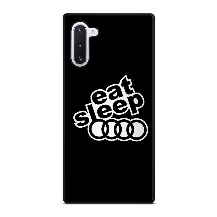 EAT SLEEP AUDI Samsung Galaxy Note 10 Case Cover EAT SLEEP AUDI Samsung Galaxy Note 10 Case Cover