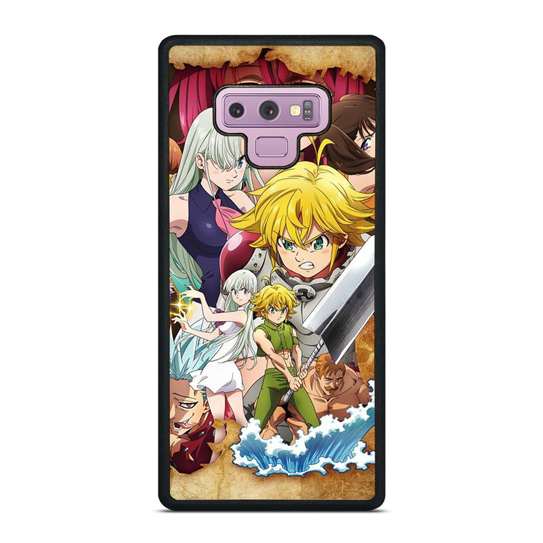 7 SEVEN DEADLY SINS ANIME CHARACTER Samsung Galaxy Note 9 Case Cover