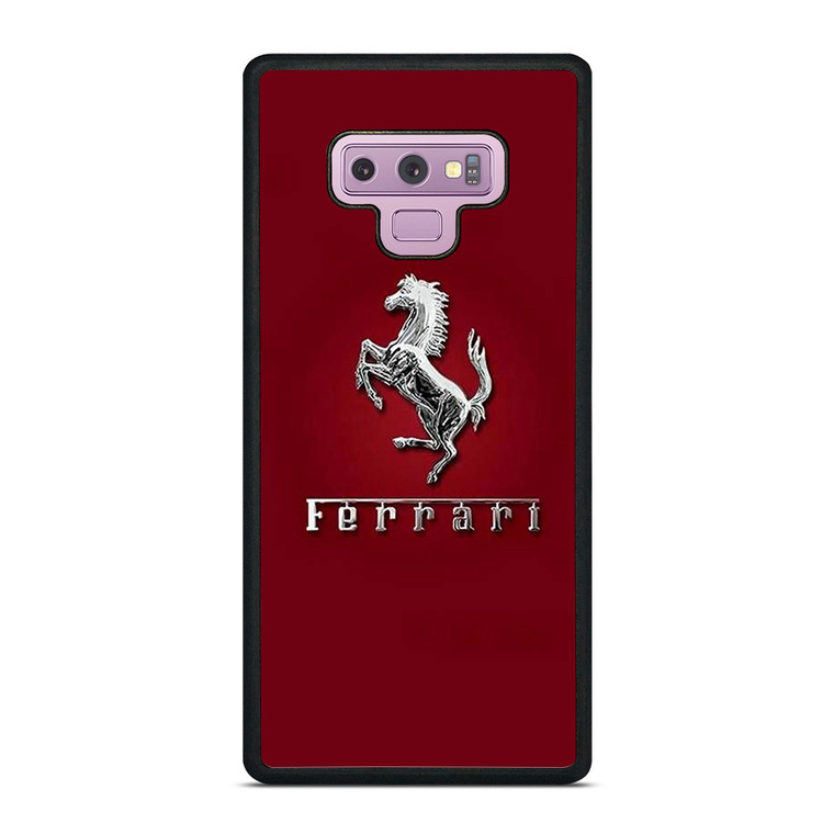 FERRARI LOGO RED Samsung Galaxy Note 9 Case Cover