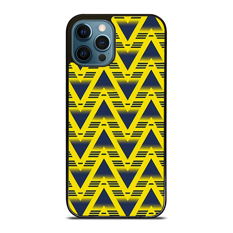 ARSENAL YELLOW RETRO PATTERN iPhone 12 Pro Max Case Cover