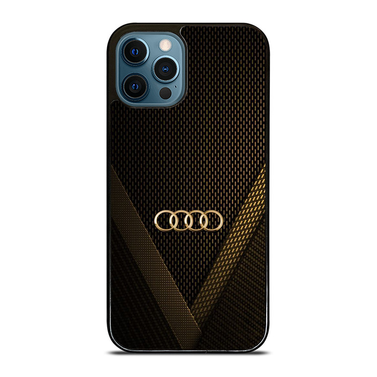 AUDI GOLD LOGO iPhone 12 Pro Max Case Cover