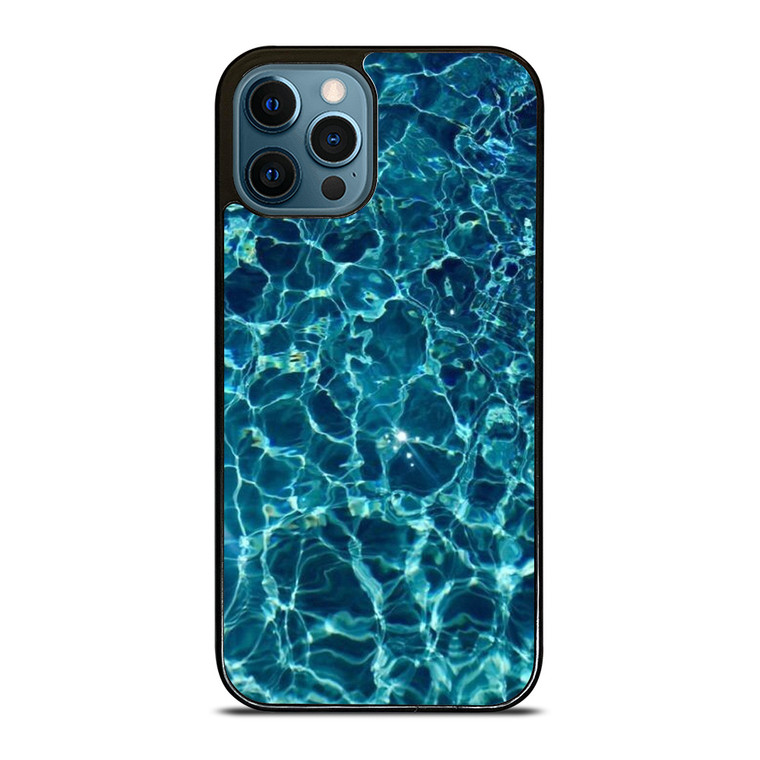 CLEAR BLUE WATER iPhone 12 Pro Max Case Cover