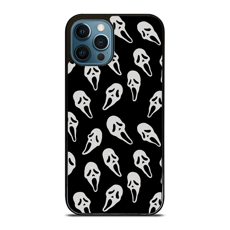 GHOST FACE PATTERN iPhone 12 Pro Max Case Cover