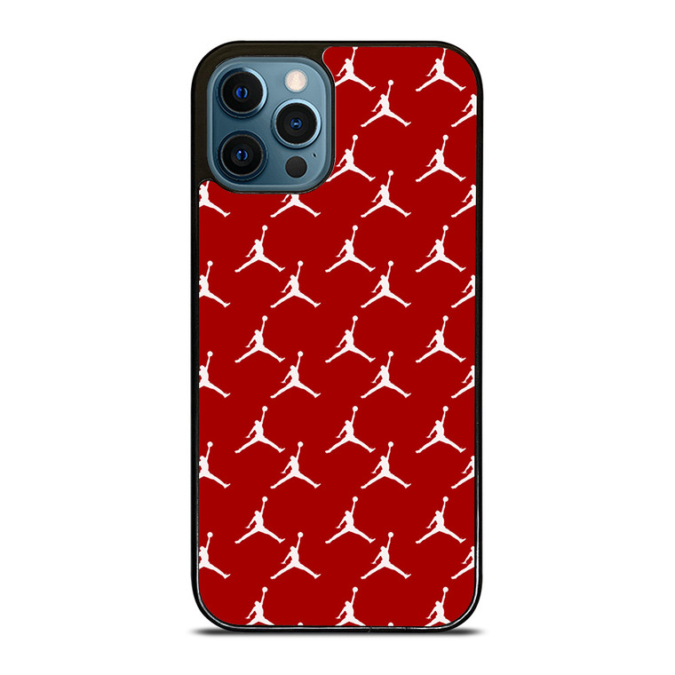 MICHAEL JORDAN SYMBOL RED PATTERN iPhone 12 Pro Max Case Cover