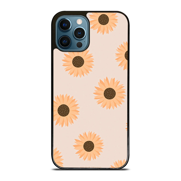 PASTEL SUNFLOWER PATTERN iPhone 12 Pro Max Case Cover