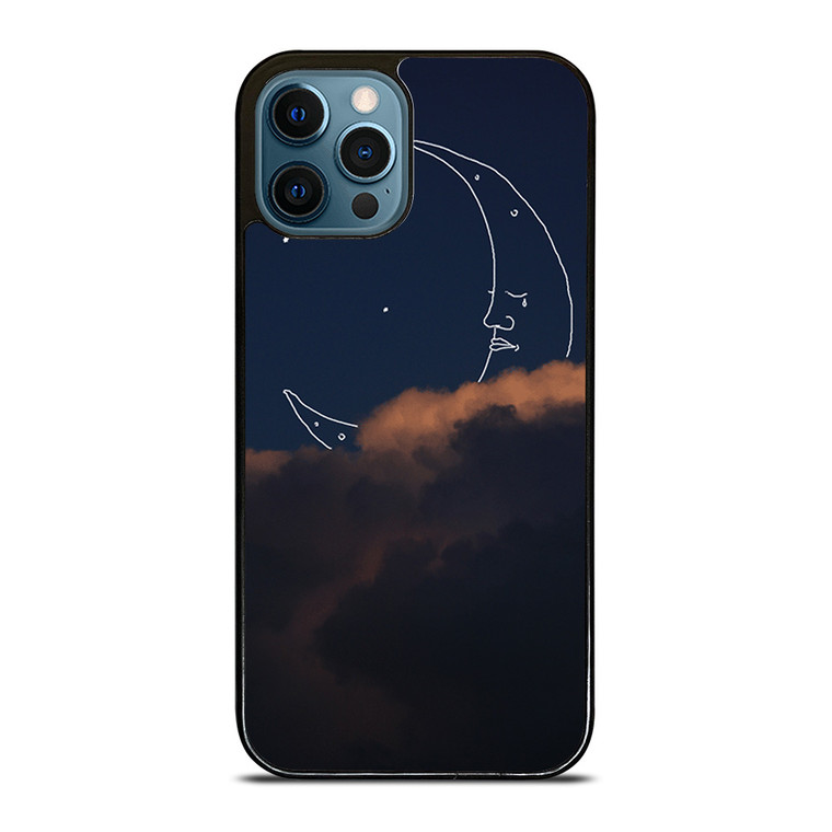 SAD CRESCENT MOON iPhone 12 Pro Max Case Cover