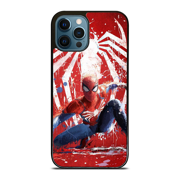 SPIDER MAN AVENGERS ART PAINT iPhone 12 Pro Max Case Cover