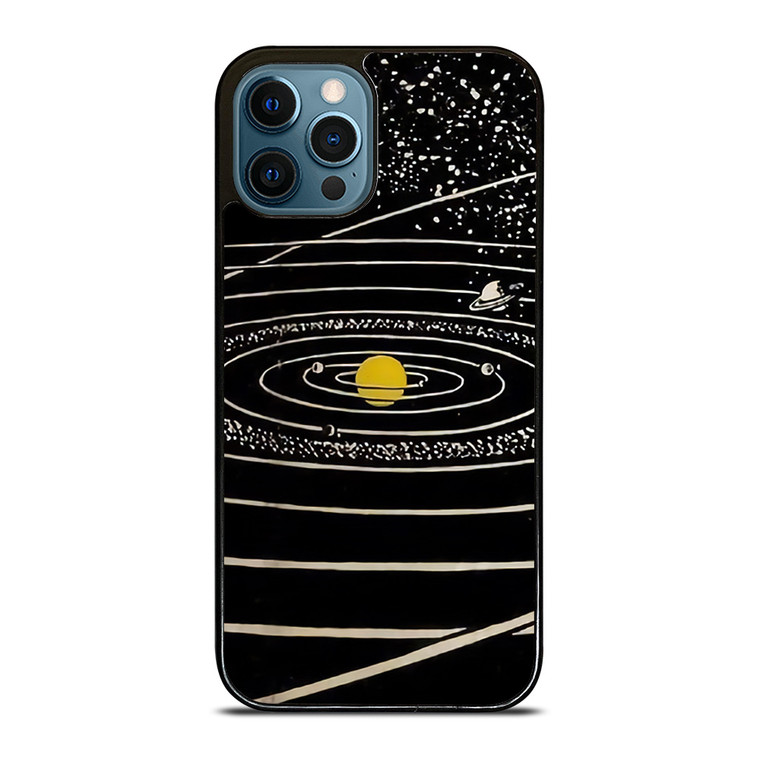THE SOLAR SYSTEM HAND DRAWN iPhone 12 Pro Max Case Cover