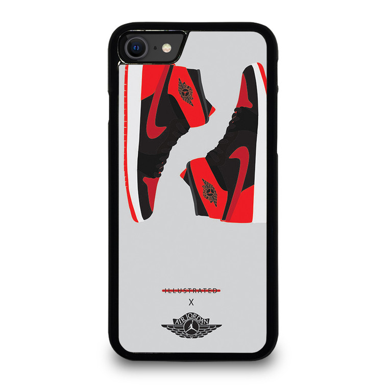 AIR JORDAN NIKE SNEAKERS SYMBOL iPhone SE 2020 Case Cover AIR JORDAN NIKE SNEAKERS SYMBOL iPhone SE 2020 Case Cover