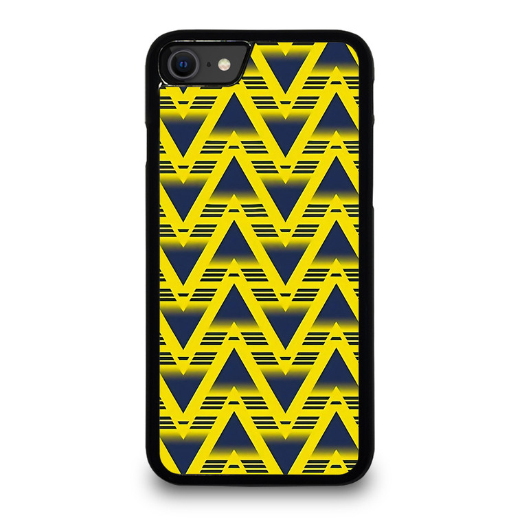 ARSENAL YELLOW RETRO PATTERN iPhone SE 2020 Case Cover