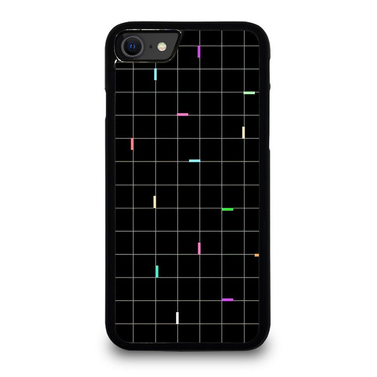 COLORED AESTHETIC GRID iPhone SE 2020 Case Cover
