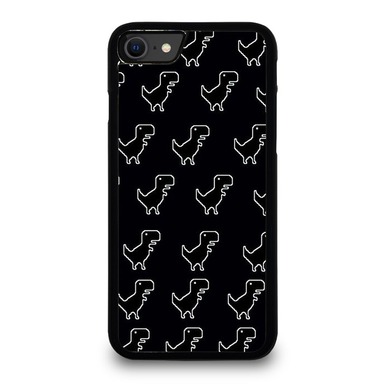 INTERNET ERROR DINOSAUR PATTERN iPhone SE 2020 Case Cover