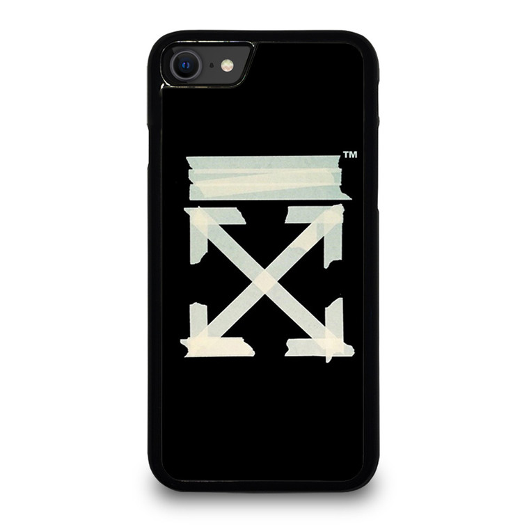 OFF WHITE TAPE LOGO iPhone SE 2020 Case Cover
