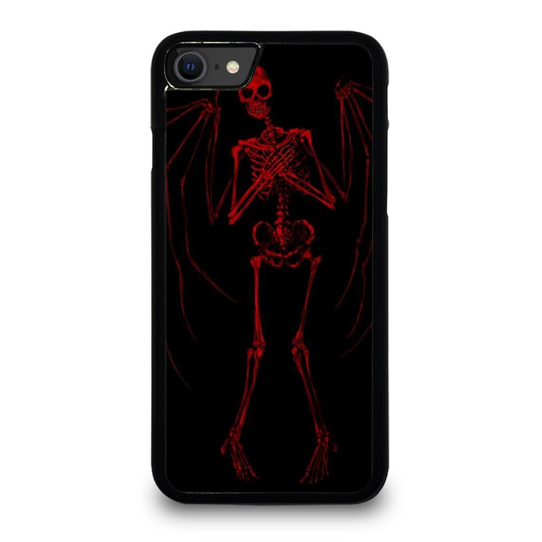 RED SKELETON HEARTBREAKING iPhone SE 2020 Case Cover