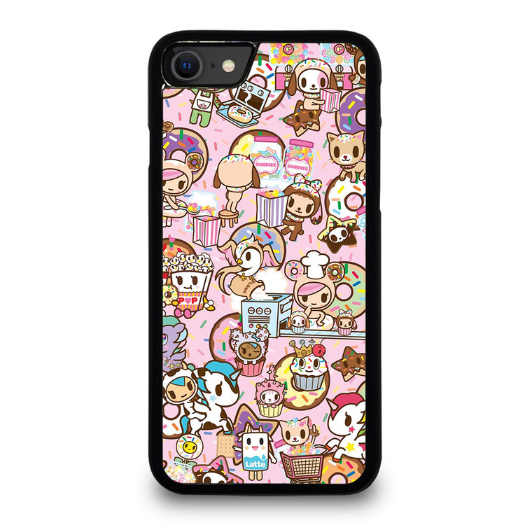TOKIDOKI DONUTELLA COLLAGE iPhone SE 2020 Case Cover