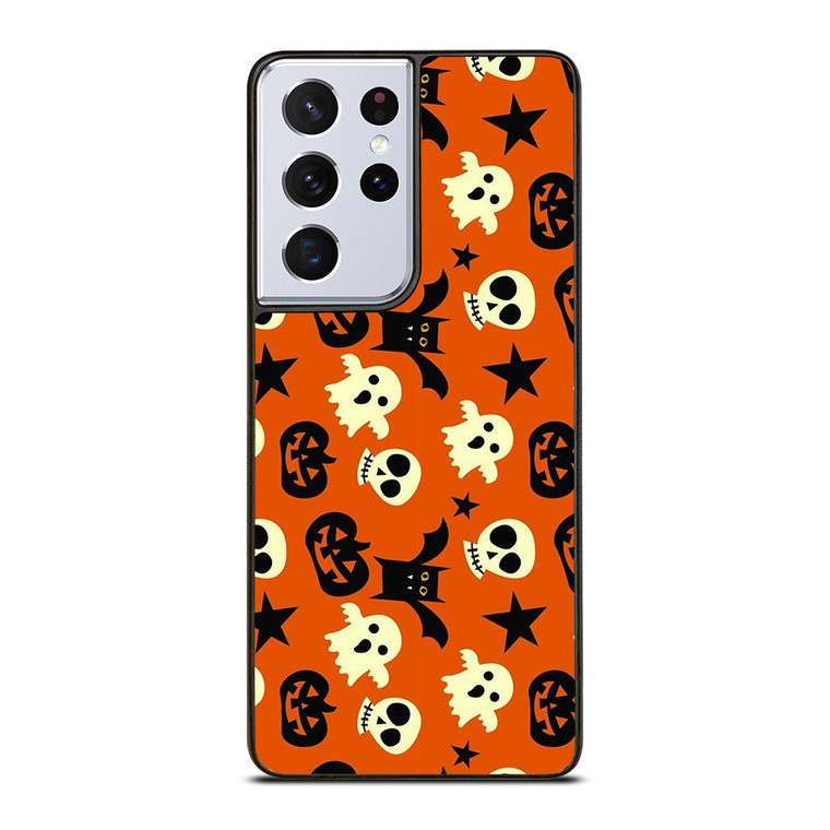 HALLOWEEN GHOST PATTERN Samsung Galaxy S21 Ultra Case Cover