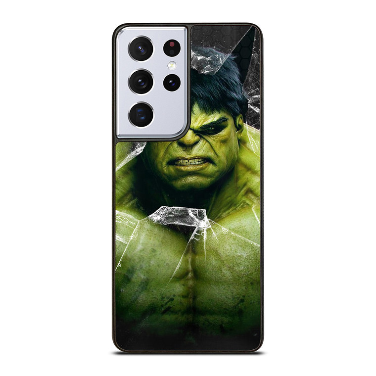 INCREDIBLE HULK CRACKS GLASS Samsung Galaxy S21 Ultra Case Cover