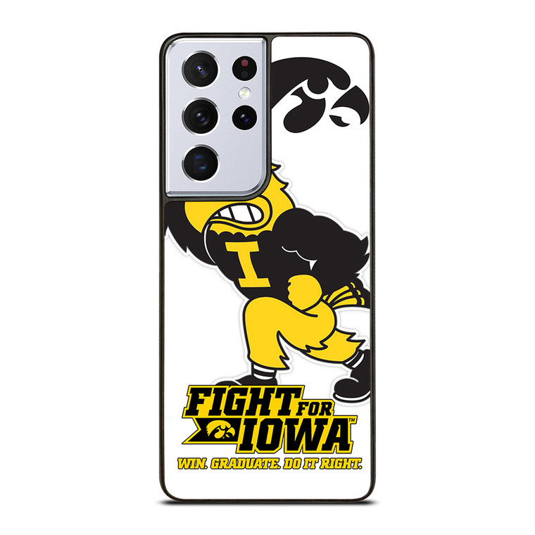IOWA HAWKEYES MASCOT 2 Samsung Galaxy S21 Ultra Case Cover