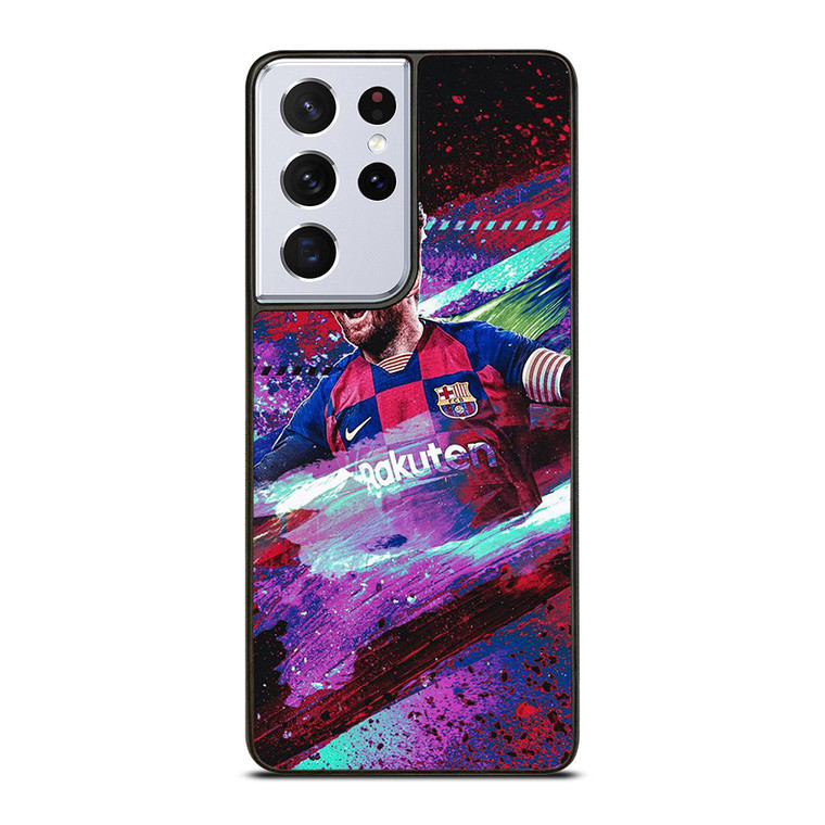 LIONEL MESSI BARCELONA ART Samsung Galaxy S21 Ultra Case Cover