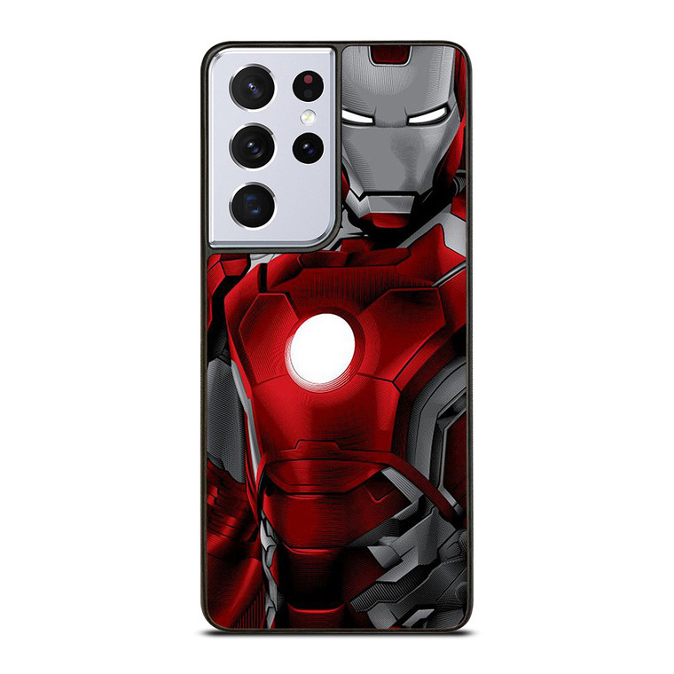 MARVEL IRONMAN STRAIGHT POTRAIT LINE Samsung Galaxy S21 Ultra Case Cover