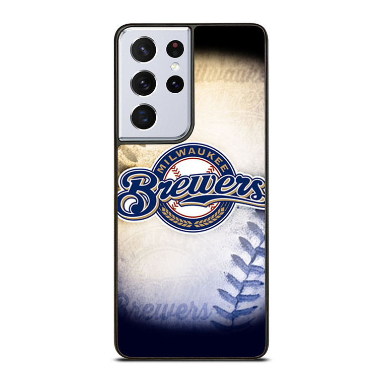 MILWAUKEE BREWERS MLB LOGO Samsung Galaxy S21 Ultra Case Cover