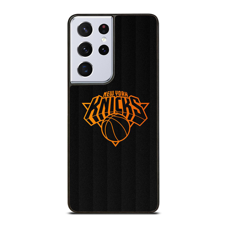 NEW YORK KNICKS LOGO BASKETBALL Samsung Galaxy S21 Ultra Case Cover