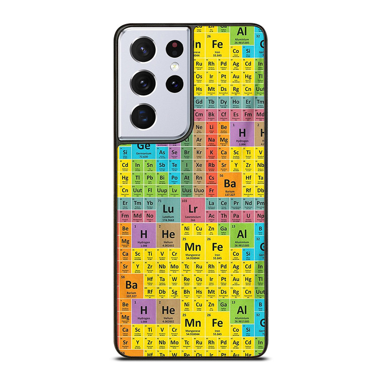 PERIODICAL TABLE SHEET Samsung Galaxy S21 Ultra Case Cover