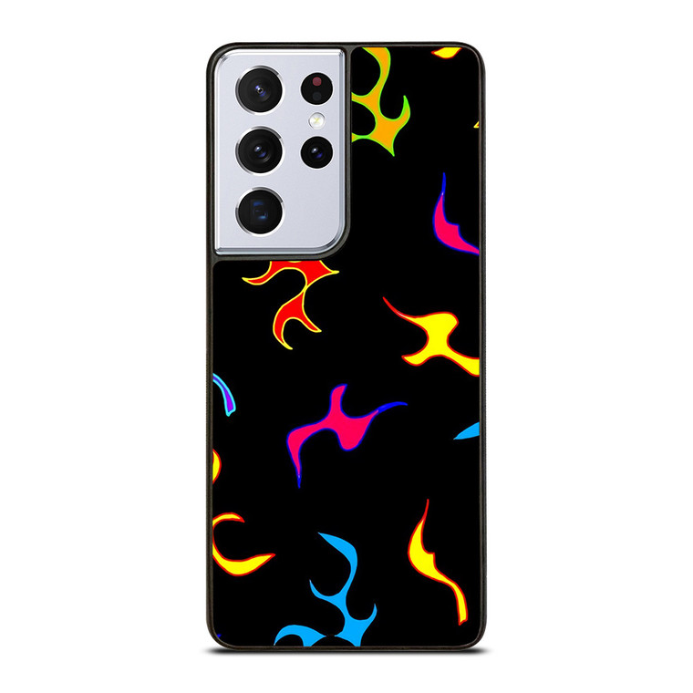 PLAYFUL FIRE PATTERN Samsung Galaxy S21 Ultra Case Cover