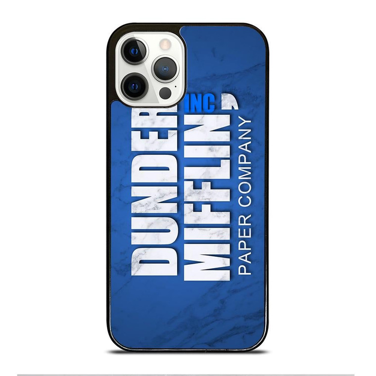 DUNDER MIFFLIN LOGO MARBLE iPhone 12 Pro Case Cover
