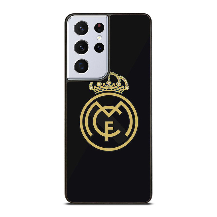 REAL MADRID CF LOGO BLACK Samsung Galaxy S21 Ultra Case Cover