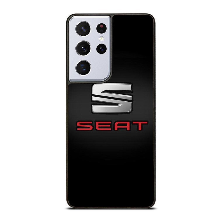 SEAT LOGO BLACK Samsung Galaxy S21 Ultra Case Cover