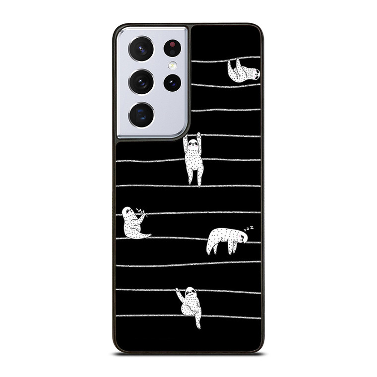 SLOTH KOALA STRIPE Samsung Galaxy S21 Ultra Case Cover