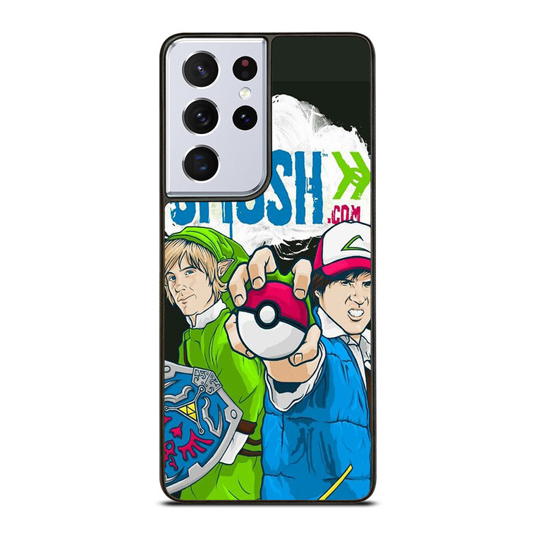 SMOSH ZELDA AND POKEMON Samsung Galaxy S21 Ultra Case Cover