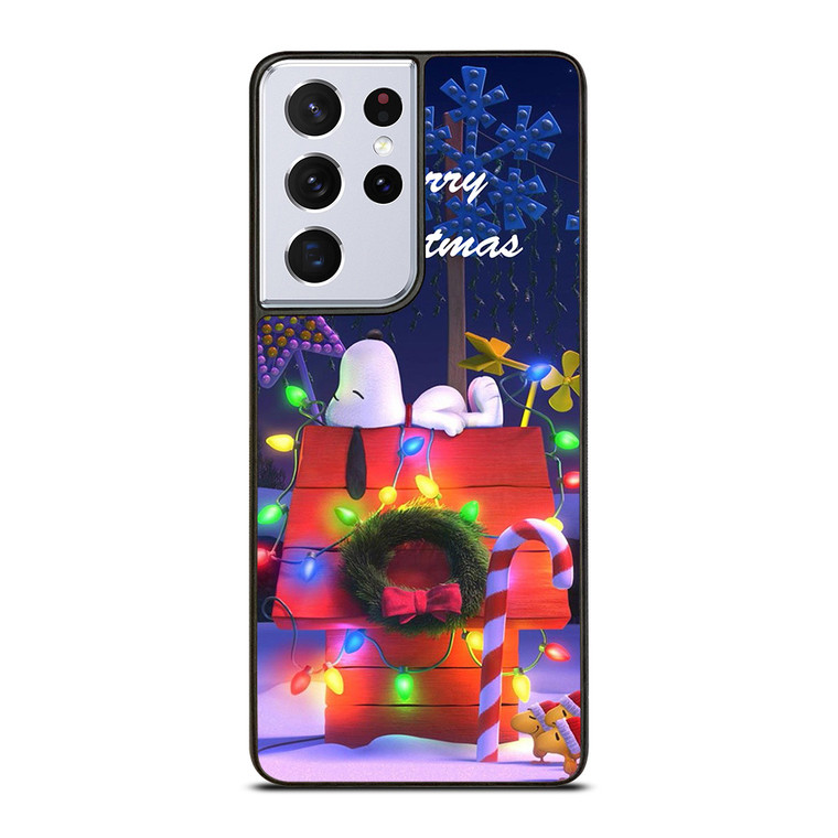 SNOOPY MERRY CHRISTMAS Samsung Galaxy S21 Ultra Case Cover