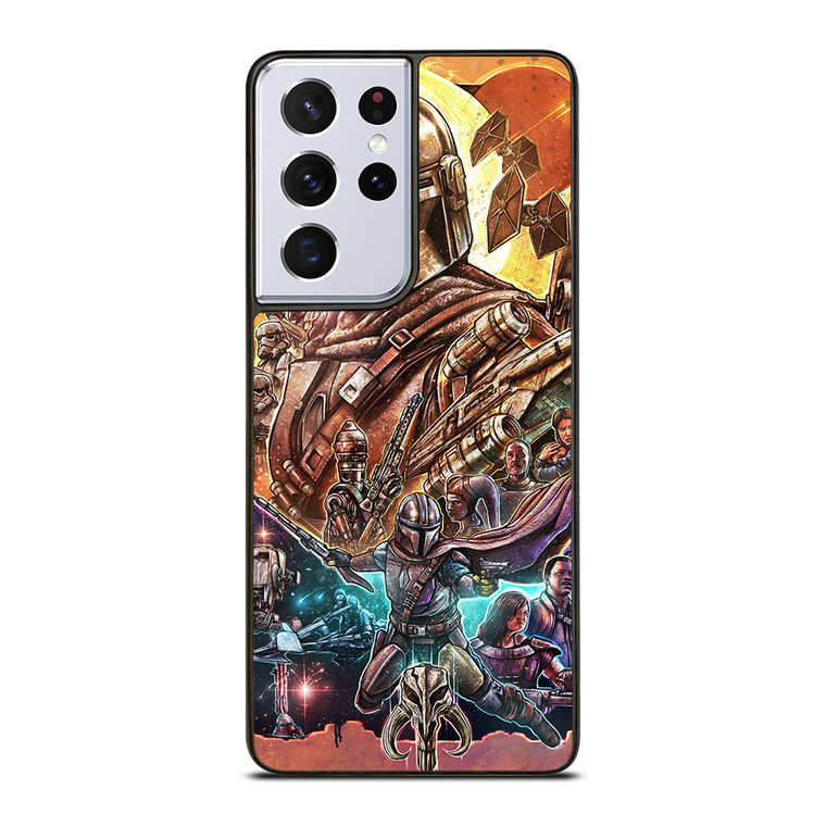 STAR WARS MANDALORIAN COLLAGE Samsung Galaxy S21 Ultra Case Cover