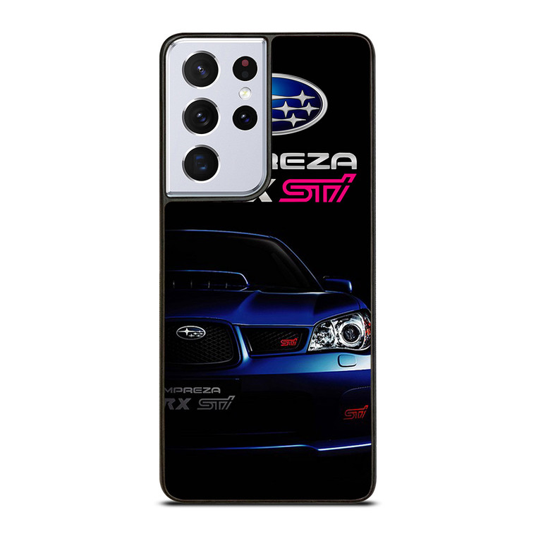 SUBARU IMPREZA WRX STI BLUE CAR Samsung Galaxy S21 Ultra Case Cover