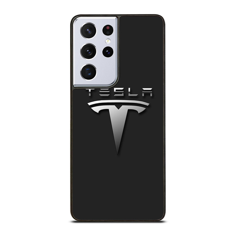 TESLA CAR LOGO Samsung Galaxy S21 Ultra Case Cover