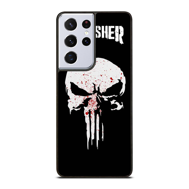 THE PUNISHER MARVEL LOGO Samsung Galaxy S21 Ultra Case Cover